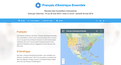 Desktop Screenshot of francais-damerique-ensemble.org